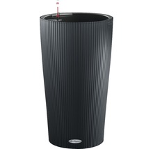 Vysoký, žebrovaný květináč se zavlažovacím systémem