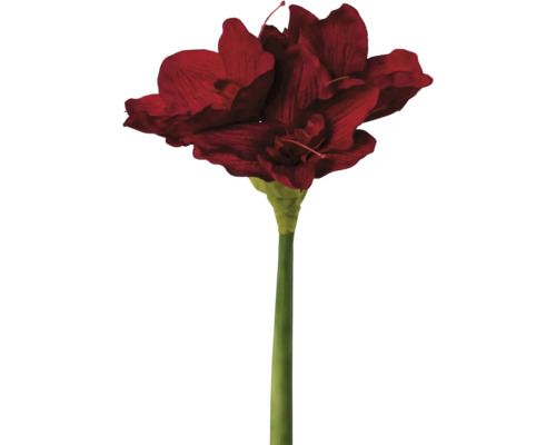 Umělá květina amarylis 66 cm červená