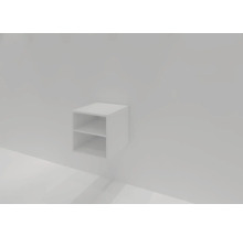 Nástěnná skříňka se dvěma otevřenými úložnými přihrádkami