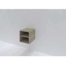 Nástěnná police se dvěma přihrádkami