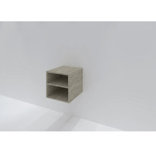 Nástěnná police se dvěma přihrádkami