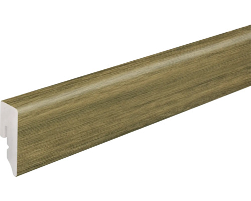Podlahová lišta PVC KU048L dub šedohnědý 15 x 38,5 x 2400 mm Podlahová lišta s dřevěným dekorem