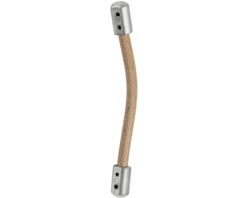 Tyčová rukojeť z kovu a přírodního vlákna