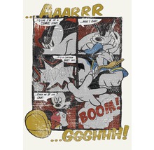 Komiksová scéna s Mickey Mouse a Donaldem Duckem