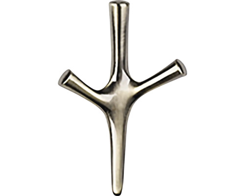 Věšák na oblečení se čtyřmi hákovými rameny z kovu