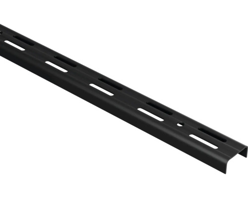 Lišta dvouřadá 25x12mm, 2000mm, černá matná Lišta dvouřadá 25x12mm, 2000mm, černá matná