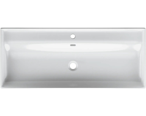 Obdélníková vana ze sanitárního akrylátu s přepadem a odtokovou armaturou