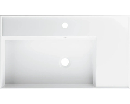 Keramické umyvadlo s otvorem pro vodovodní baterii a přepadem