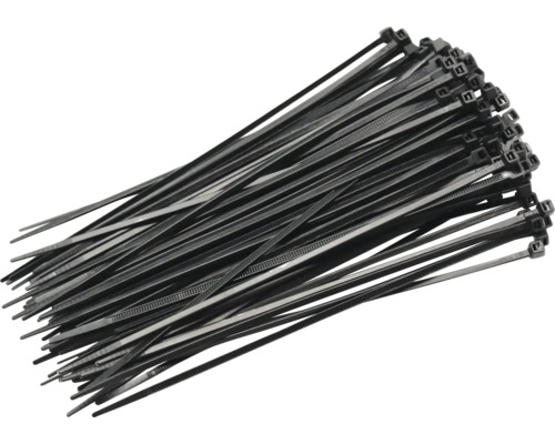 Balení černých stahovacích pásek