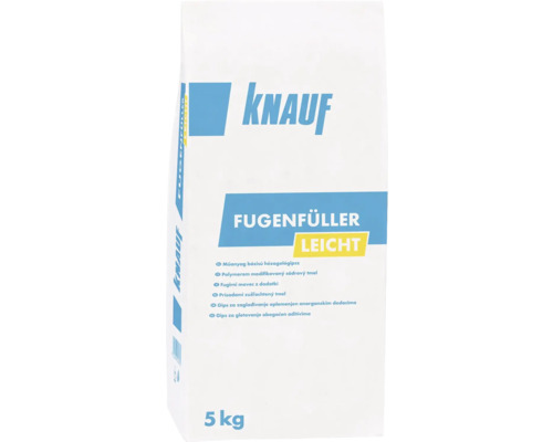 Spárovací tmel KNAUF Fugenfüller Leicht, 5 kg Spárovací tmel KNAUF Fugenfüller Leicht, 5 kg