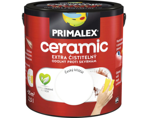 Barva Primalex Ceramic Český křišťál 2,5 l Barva Primalex Ceramic Český křišťál 2,5 l