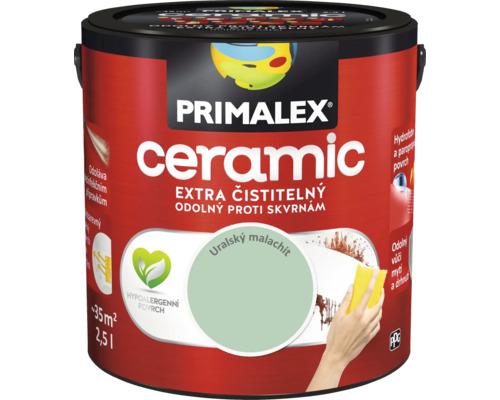 Barva Primalex Ceramic Uralský malachit 2,5 l Barva Primalex Ceramic Uralský malachit 2,5 l