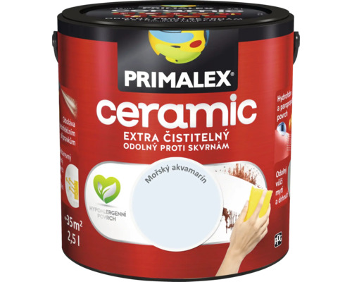 Barva Primalex Ceramic Mořský akvamarín 2,5 l Barva Primalex Ceramic Mořský akvamarín 2,5 l
