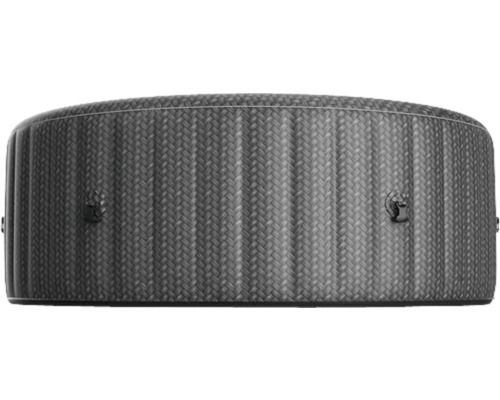 Nafukovací kulatá vířivka s pletenou strukturou