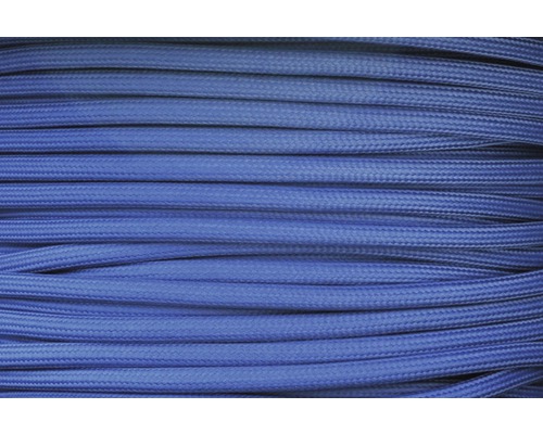Textilní kabel H03VV-F 3x0,75-MS44, modrý, metrážové zboží