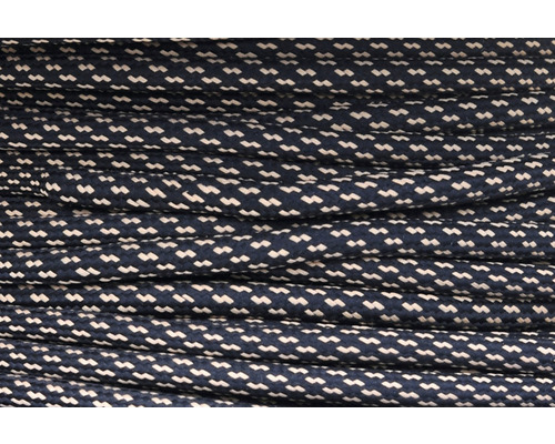 Kroucený elektrický kabel s textilním opletením