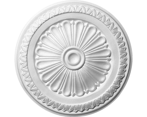 Stropní rozeta ze štuku s květinovým vzorem