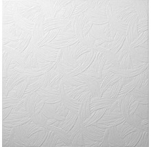 Bílá vliesová tapeta s abstraktním vzorem