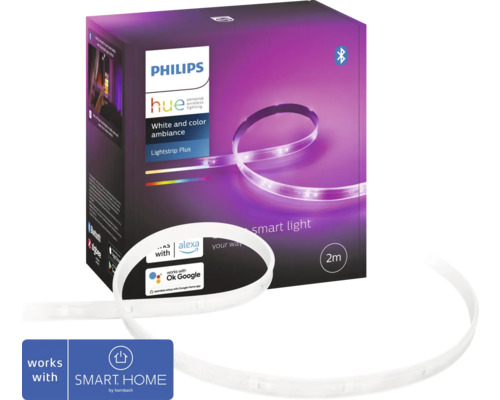 LED pásek Philips HUE 8718699703424 RGBW 20W 1600lm 2m set kompatibilní se SMART HOME by hornbach
