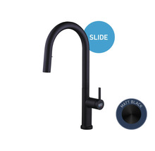 Otočná kuchyňská baterie z kovu