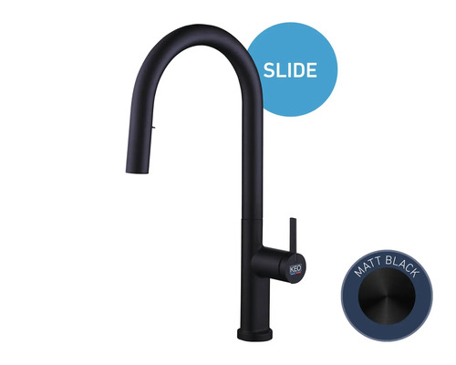 Otočná kuchyňská baterie z kovu