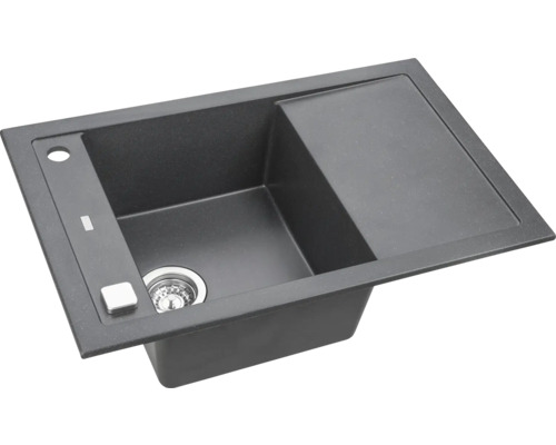 Granitový dřez s odkapávací plochou