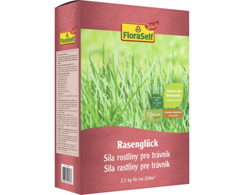 Trávníkové hnojivo "Síla rostliny" FloraSelf Nature 2,5 kg / 250 m²