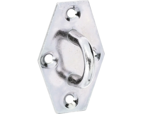 Oko petlice 32x32x18 mm, galvanicky žlutě pozinkované Oko petlice 32x32x18 mm, galvanicky žlutě pozinkované