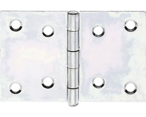 Kovový dveřní závěs s montážními otvory