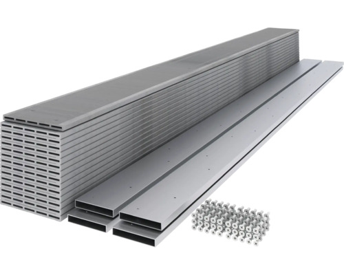 Hliníková spodní konstrukce terasy včetně příslušenství