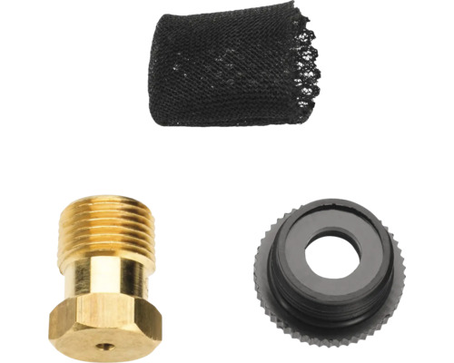 Sada trysek pro čisticí zařízení s černým filtračním sáčkem