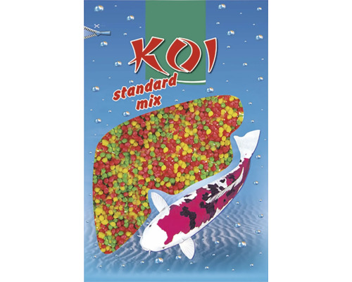 Krmivo pro jezírkové ryby kuličky KOI standard mix 120 g Balení krmiva pro ryby Koi Standard Mix