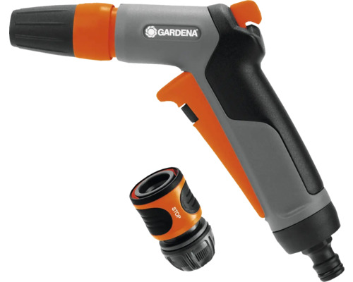 Čisticí postřikovač Gardena s vodní stop spojkou