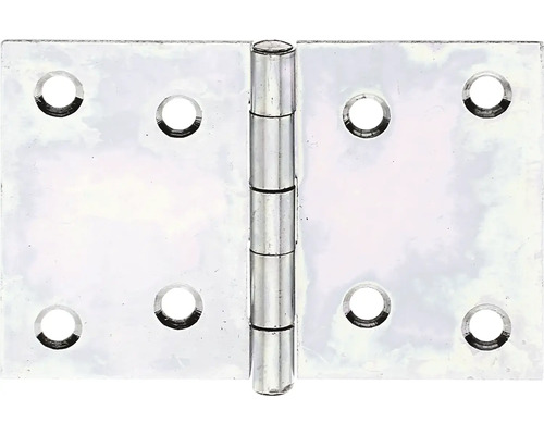 Stavební závěs široký se zanýtovaným čepem, 60x90 mm, pozinkovaný Kovový závěs dveří s otvory pro šrouby
