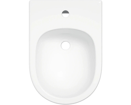 Pohled shora na keramický bidet