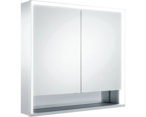 Zrcadlová skříňka KEUCO Royal Lumos 70 x 16,5 x 73,5 cm stříbrná