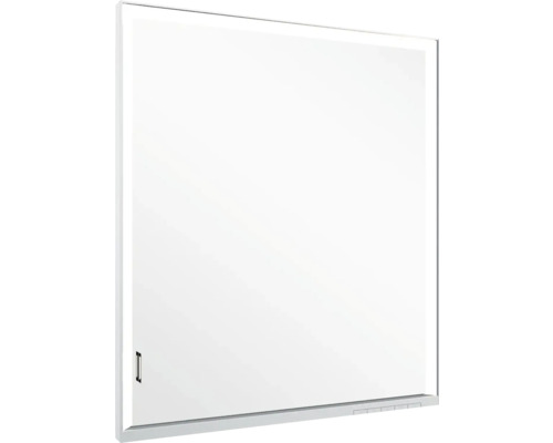 Zrcadlová skříňka s osvětlením KEUCO Royal Lumos 65 x 16,5 x 73,5 cm stříbrná Čtvercová zrcadlová skříňka s osvětlením