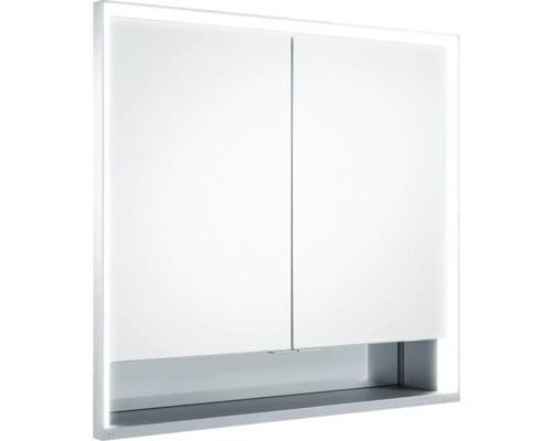 Zrcadlová skříňka KEUCO Royal Lumos 80 x 16,5 x 73,5 cm stříbrná