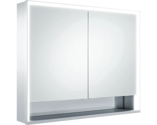 Zrcadlová skříňka KEUCO Royal Lumos 90 x 16,5 x 73,5 cm stříbrná