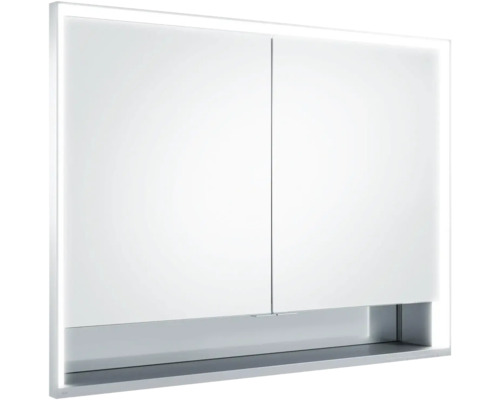 Zrcadlová skříňka KEUCO Royal Lumos 100 x 16,5 x 73,5 cm stříbrná