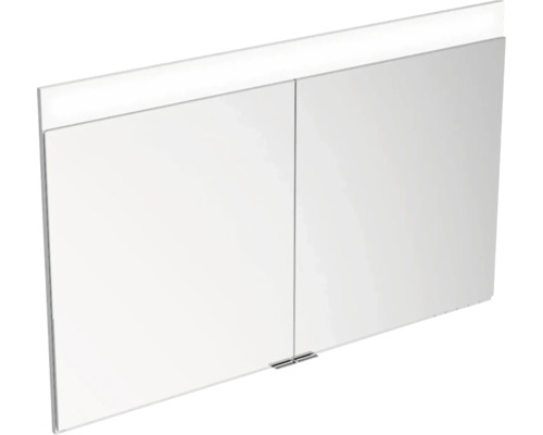 Zrcadlová skříňka s osvětlením KEUCO Edition 400 106 x 15,4 x 65 cm stříbrná Zrcadlová skříňka s osvětlením a dvěma dvířky do koupelny