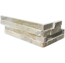 Roh z obkladových panelů z přírodního kamene