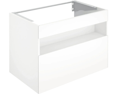 Koupelnová skříňka pod umyvadlo KEUCO Stageline lesknoucí bílá 80 x 49 x 62,5 cm 32862300000