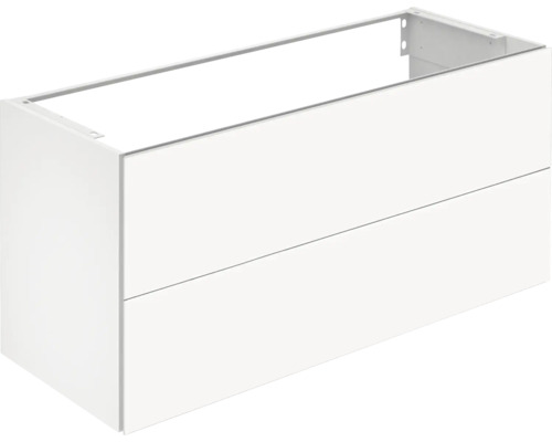 Koupelnová skříňka pod umyvadlo KEUCO X-Line lesknoucí bílá 120 x 60,5 x 49 cm 33183300000