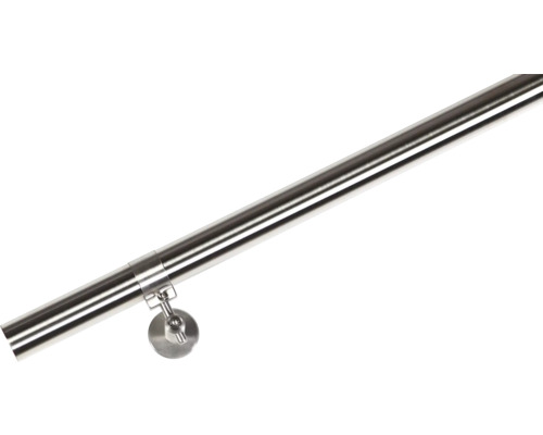 Pertura komplet madla nerez V2A Ø 40 mm D: 1300 mm Nerezová tyč zábradlí s držákem