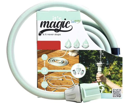 Smršťovací hadice Idro Easy Magic Soft Smart 1/2” délka 7,5–22,5 m vč. příslušenství