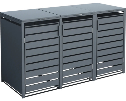 Kontejnerový box pro tři popelnice