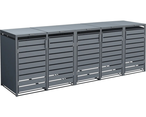 Kryt na popelnice pro pět popelnic