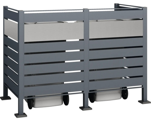 Kontejnerový box pro dvě popelnice