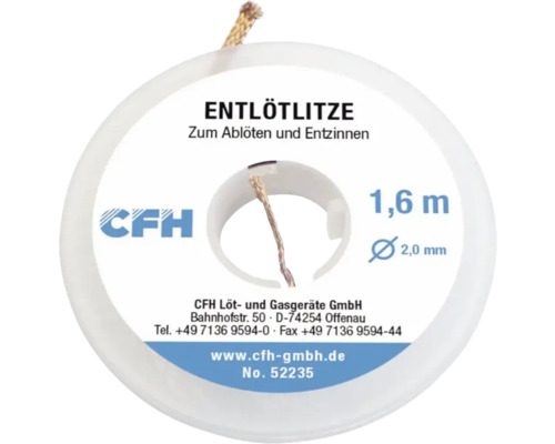 Odpájecí lanko CFH EL 235 délka 1,6m Odpájecí lanko CFH EL 235 délka 1,6m